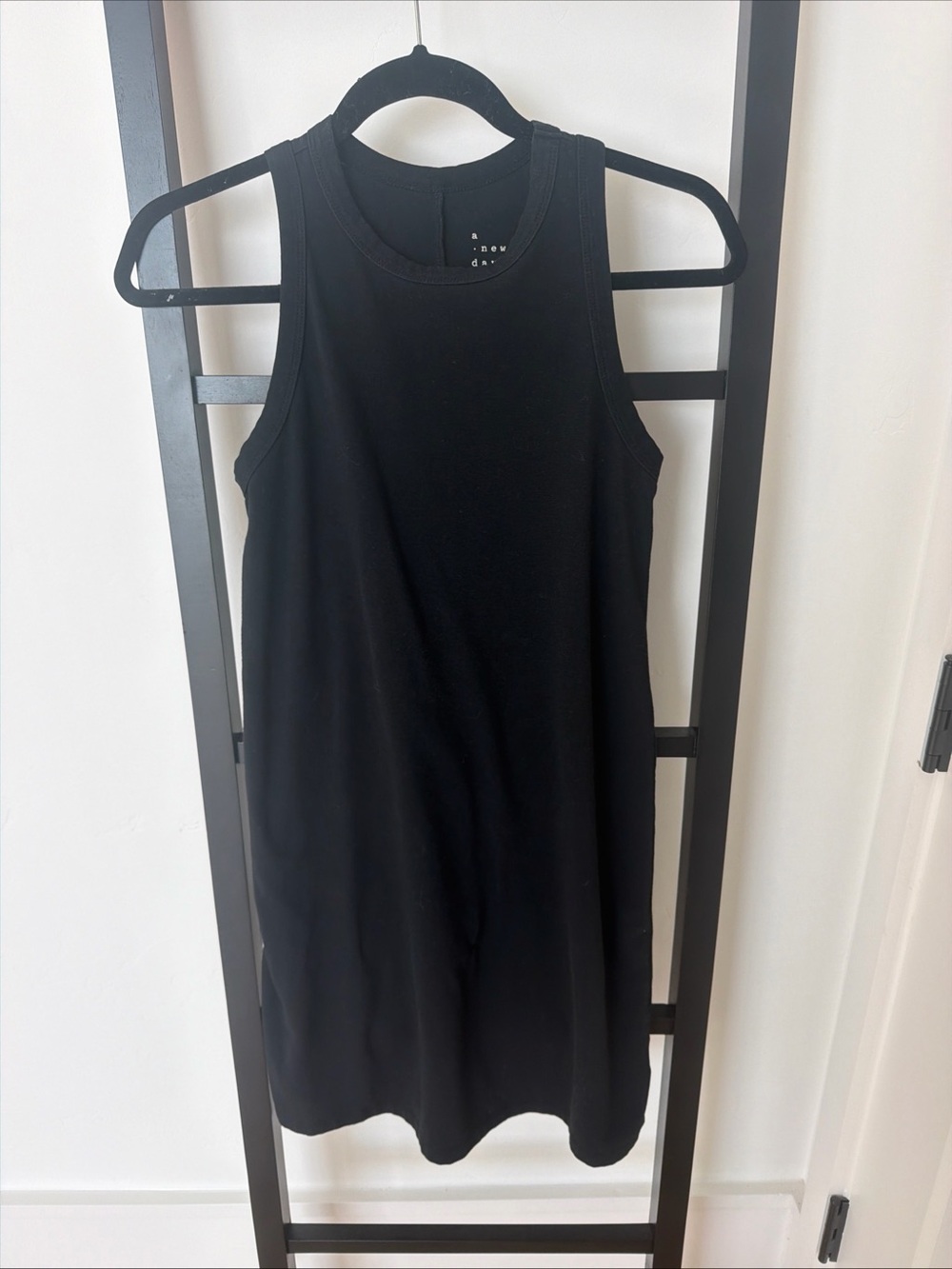 a new day Black Sleeveless Mini Tank Dress